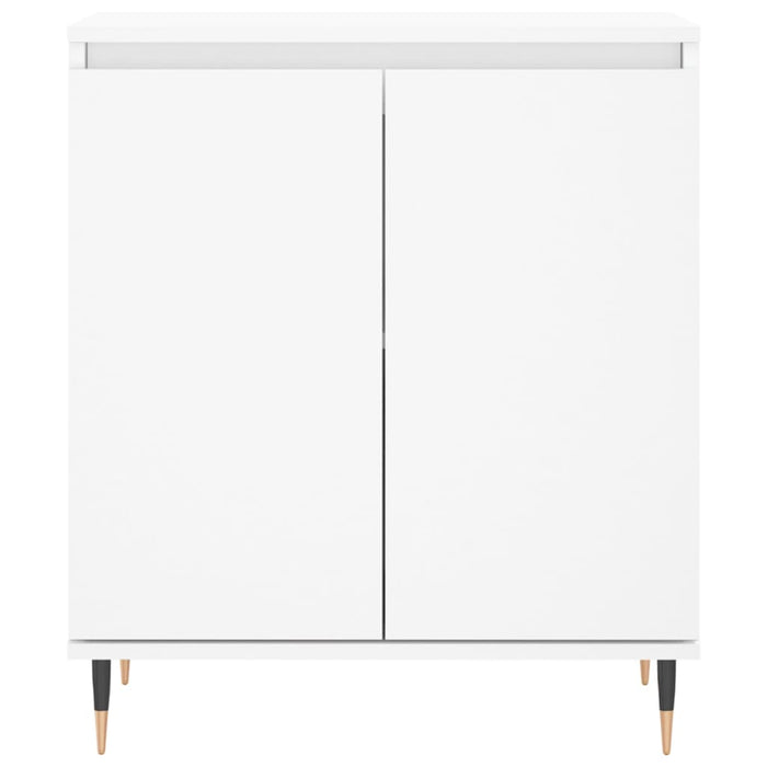 vidaXL Credenza Bianca 60x35x70 cm in Legno Multistrato