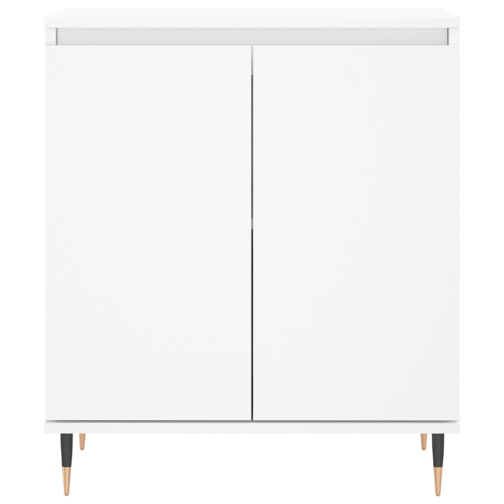 Credenza-Buffet-Armadio da cucina Bianca 60x35x70 cm in Legno Multistrato 124487