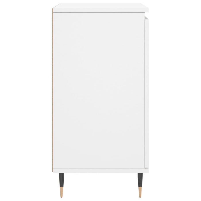vidaXL Credenza Bianca 60x35x70 cm in Legno Multistrato