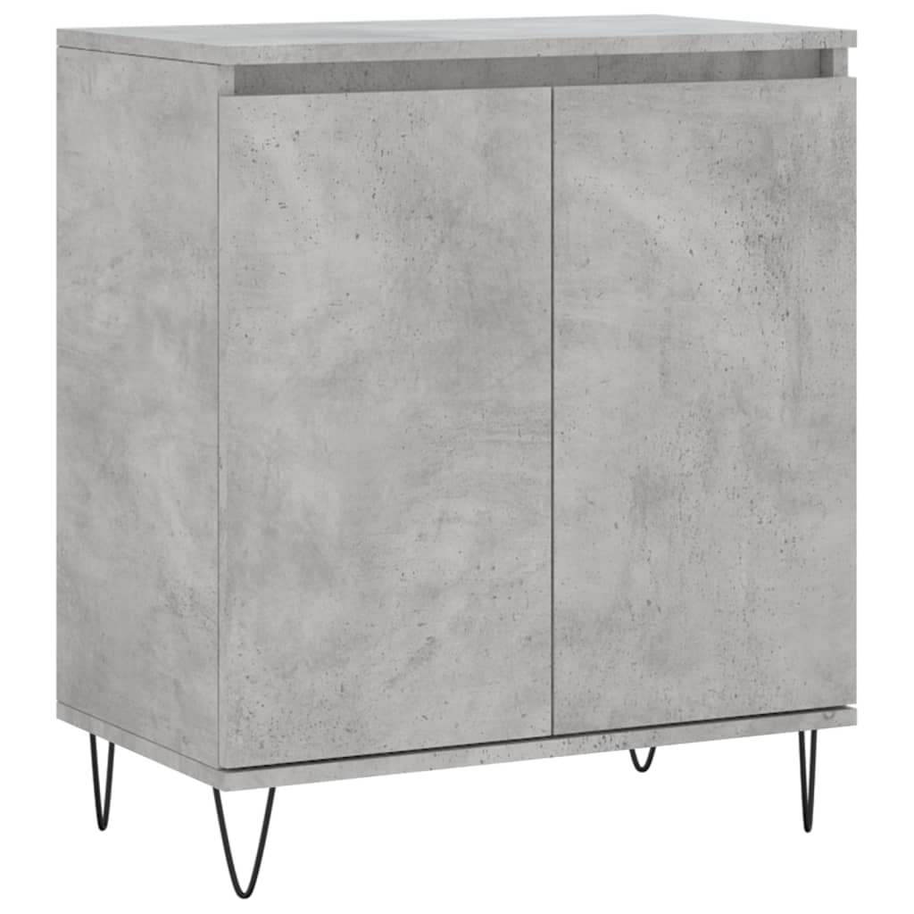 Credenza-Buffet-Armadio da cucina Grigio Cemento 60x35x70 cm in Legno Multistrato 676486