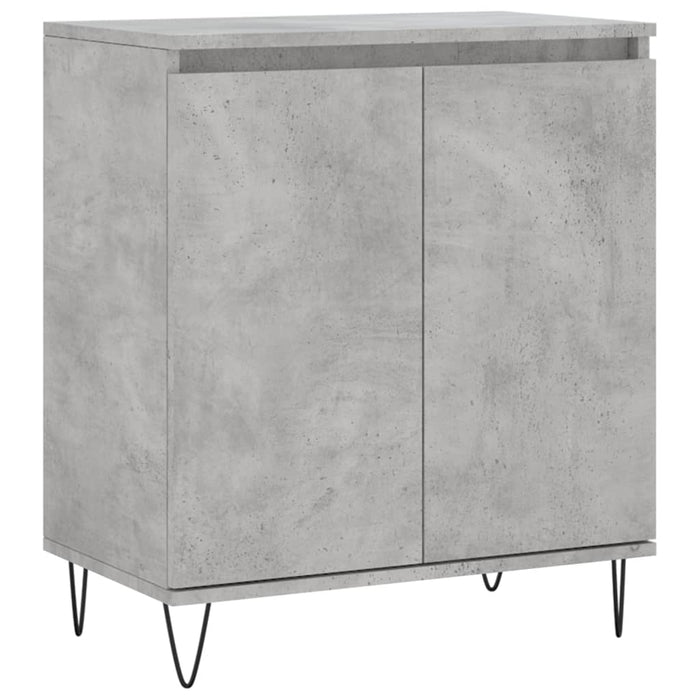 Credenza-Buffet-Armadio da cucina Grigio Cemento 60x35x70 cm in Legno Multistrato 676486