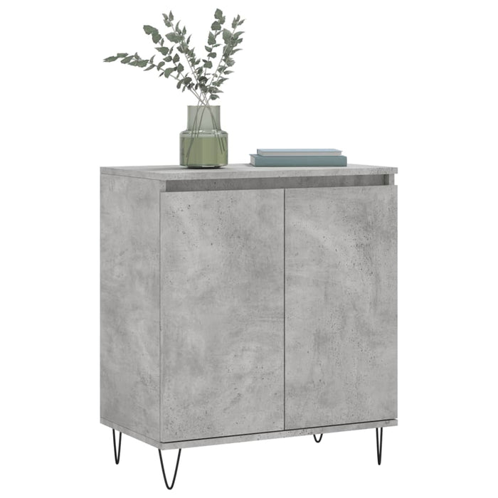 Credenza-Buffet-Armadio da cucina Grigio Cemento 60x35x70 cm in Legno Multistrato 676486