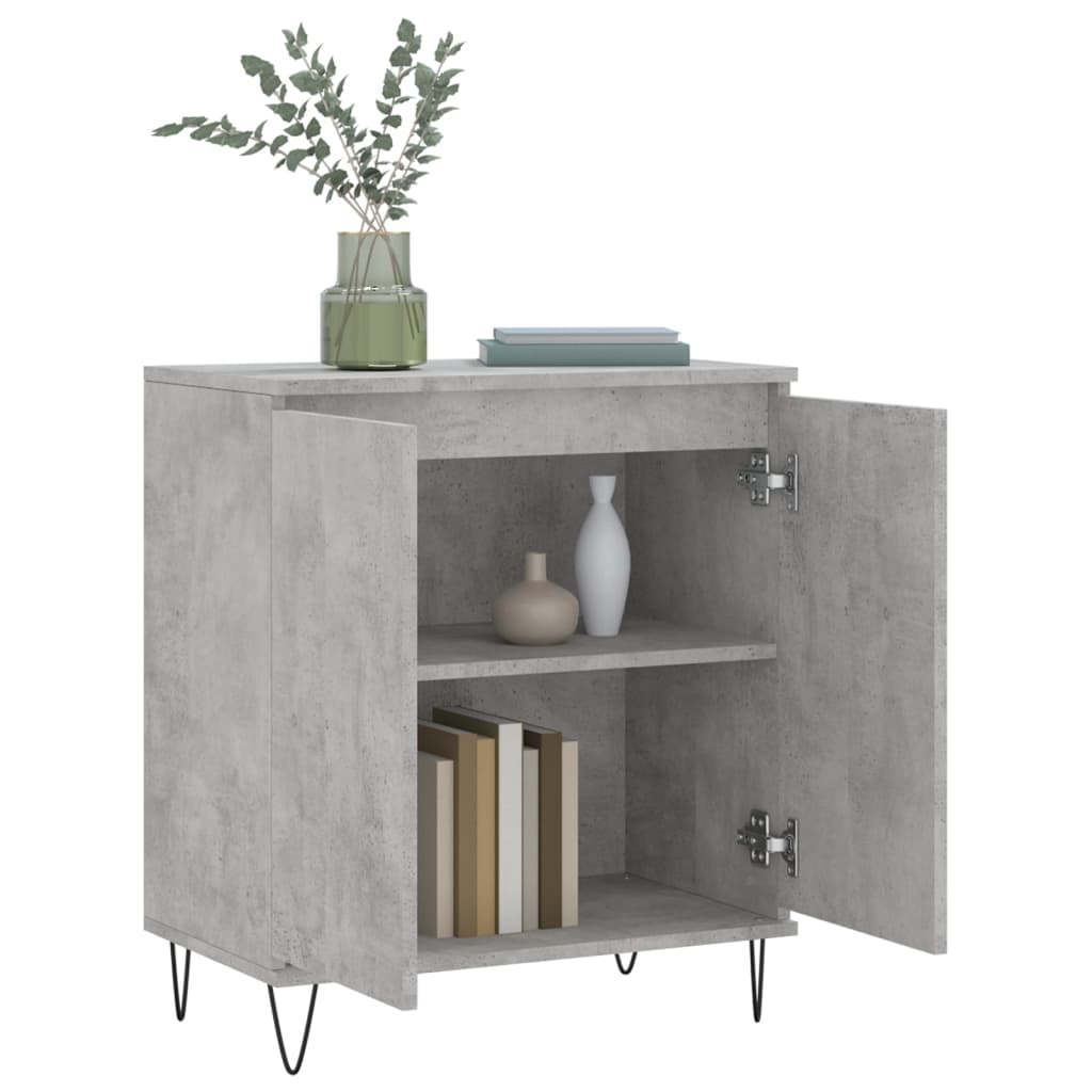Credenza Grigio Cemento 60x35x70 cm in Legno Multistrato 827160