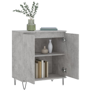 Credenza Grigio Cemento 60x35x70 cm in Legno Multistrato 827160