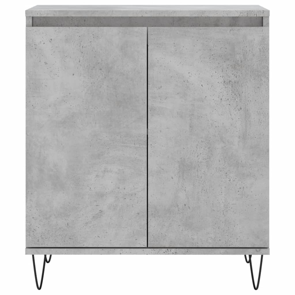 Credenza-Buffet-Armadio da cucina Grigio Cemento 60x35x70 cm in Legno Multistrato 676486