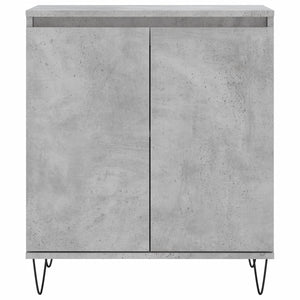 Credenza-Buffet-Armadio da cucina Grigio Cemento 60x35x70 cm in Legno Multistrato 676486
