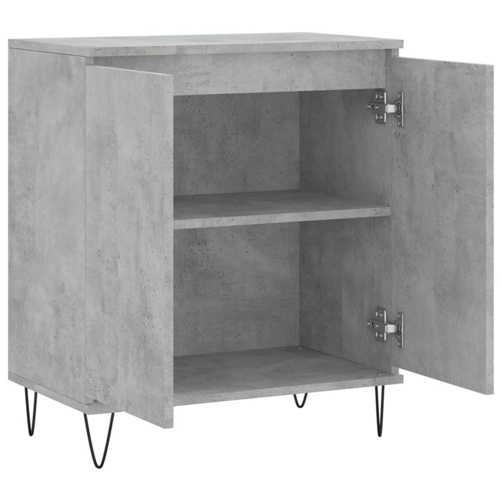 Credenza Grigio Cemento 60x35x70 cm in Legno Multistrato 827160