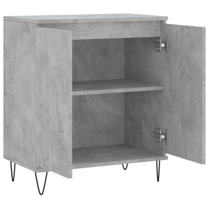 Credenza-Buffet-Armadio da cucina Grigio Cemento 60x35x70 cm in Legno Multistrato 676486