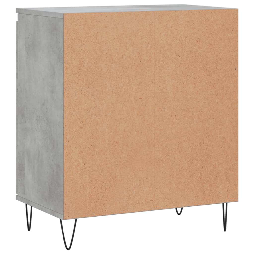 Credenza-Buffet-Armadio da cucina Grigio Cemento 60x35x70 cm in Legno Multistrato 676486