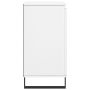 Credenza-Buffet-Armadio da cucina Bianca 60x35x70 cm in Legno Multistrato 750452