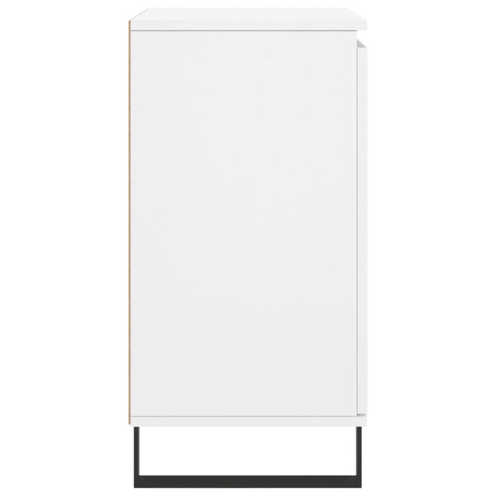 Credenza-Buffet-Armadio da cucina Bianca 60x35x70 cm in Legno Multistrato 750452