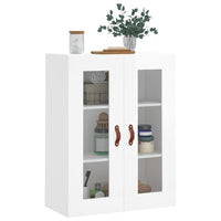 Mobile a Parete Bianco Lucido 69,5x34x90 cm 828454