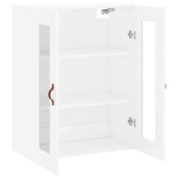 Mobile a Parete Bianco Lucido 69,5x34x90 cm 828454
