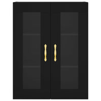 Mobile a Parete Nero 69,5x34x90 cm 828461