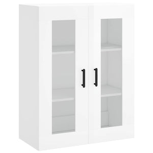 Mobile a Parete Bianco Lucido 69,5x34x90 cmcod mxl 127958
