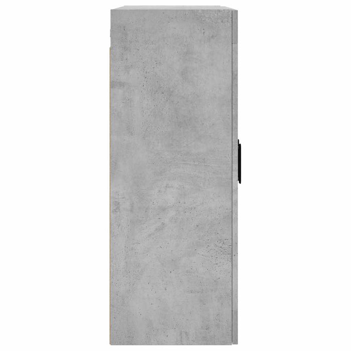 Mobile a Parete Grigio Cemento 69,5x34x90 cm 828488