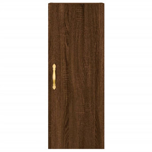 Mobile a Parete Rovere Marrone 34,5x34x90 cm 828843