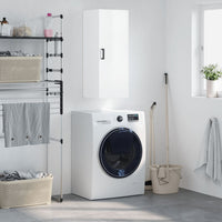 Mobile a Parete Bianco Lucido 34,5x34x90 cmcod mxl 80086