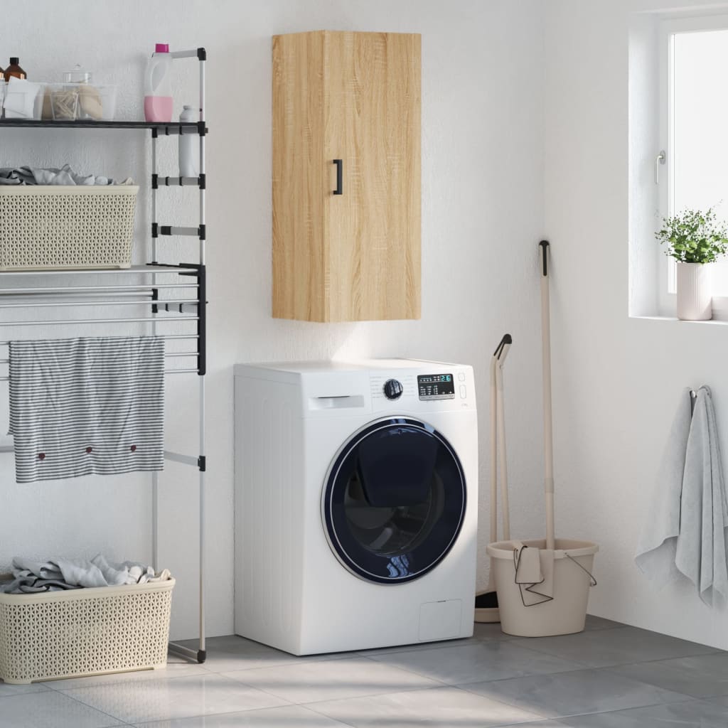 Mobile a Parete Rovere Sonoma 34,5x34x90 cm 828855