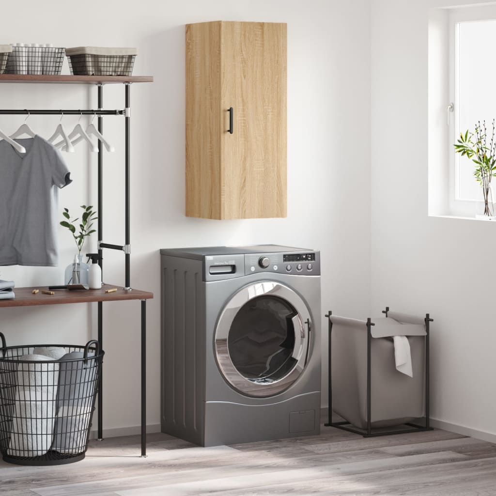 Mobile a Parete Rovere Sonoma 34,5x34x90 cm 828863