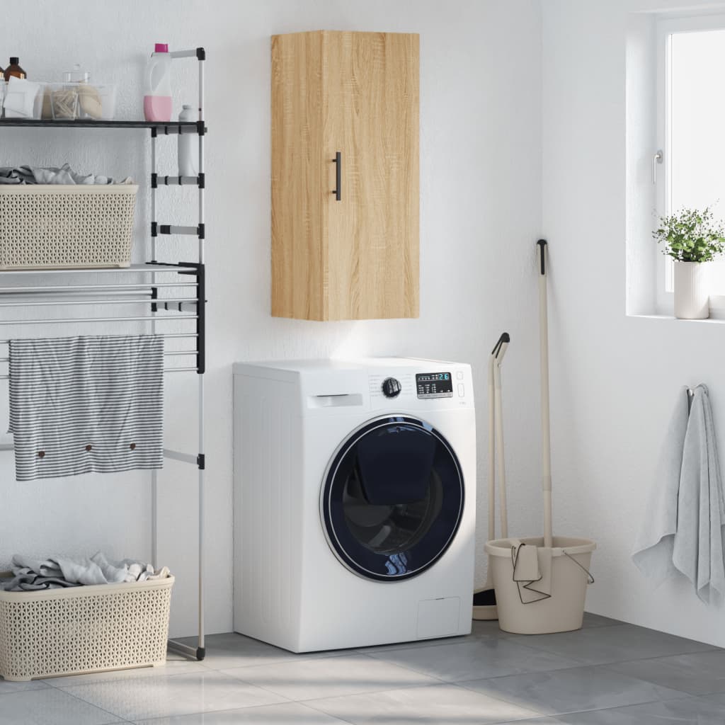 Mobile a Parete Rovere Sonoma 34,5x34x90 cm 828879