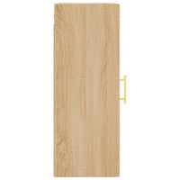 vidaXL Mobile a Parete Rovere Sonoma 34,5x34x90 cm