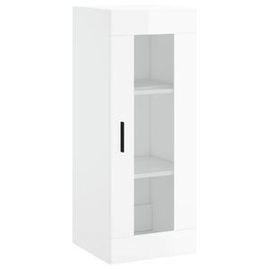 Mobile a Parete Bianco Lucido 34,5x34x90 cmcod mxl 80136