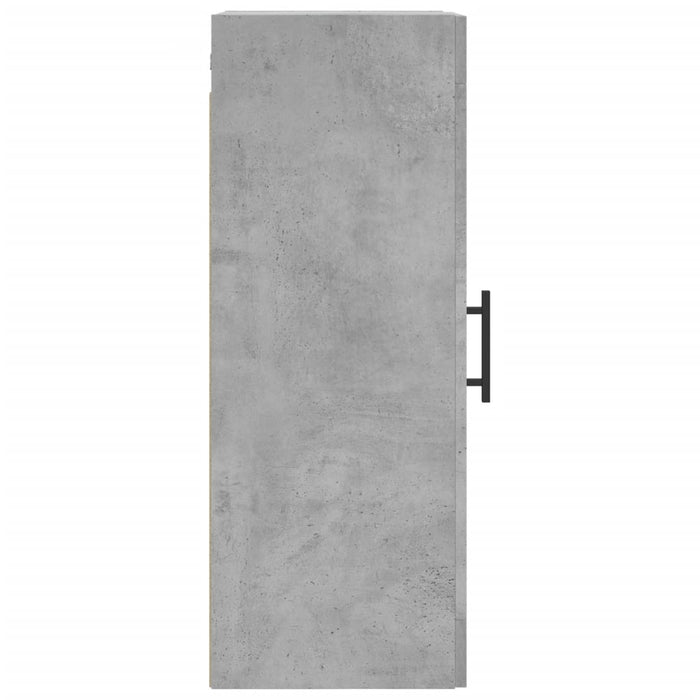Mobile a Parete Grigio Cemento 34,5x34x90 cm 828936