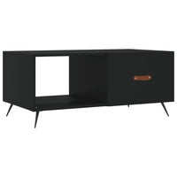 Tavolino da Salotto Nero 90x50x40 cm in Legno Multistratocod mxl 79682