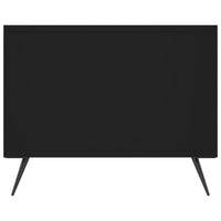 Tavolino da Salotto Nero 90x50x40 cm in Legno Multistrato 829181
