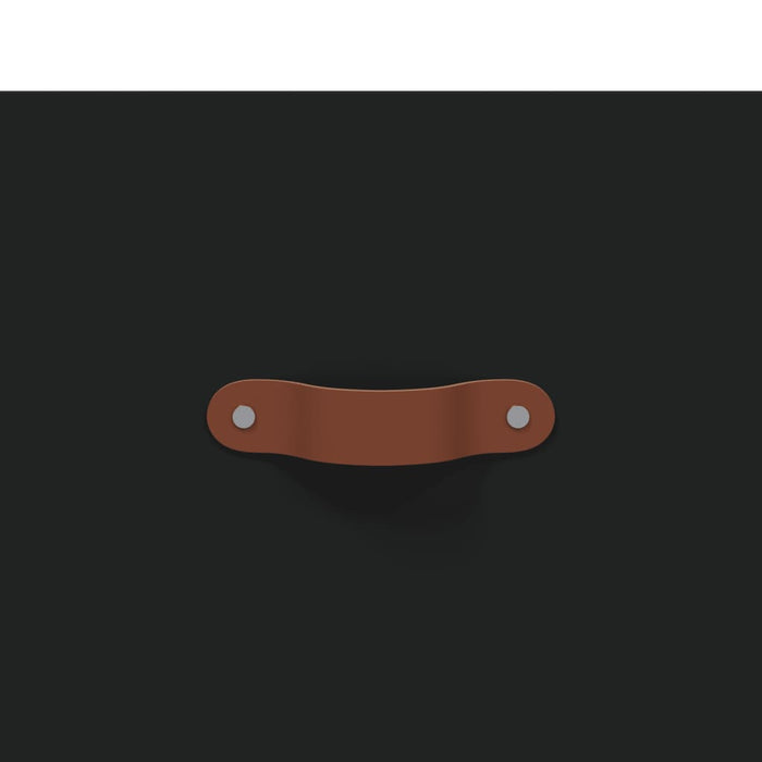 Tavolino da Salotto Nero 90x50x40 cm in Legno Multistrato 829181