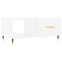 Tavolino da Salotto Bianco 90x50x40 cm in Legno Multistratocod mxl 79693