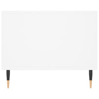 Tavolino da Salotto Bianco 90x50x40 cm in Legno Multistrato 829188