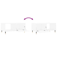 Tavolino da Salotto Bianco 90x50x40 cm in Legno Multistrato 829188