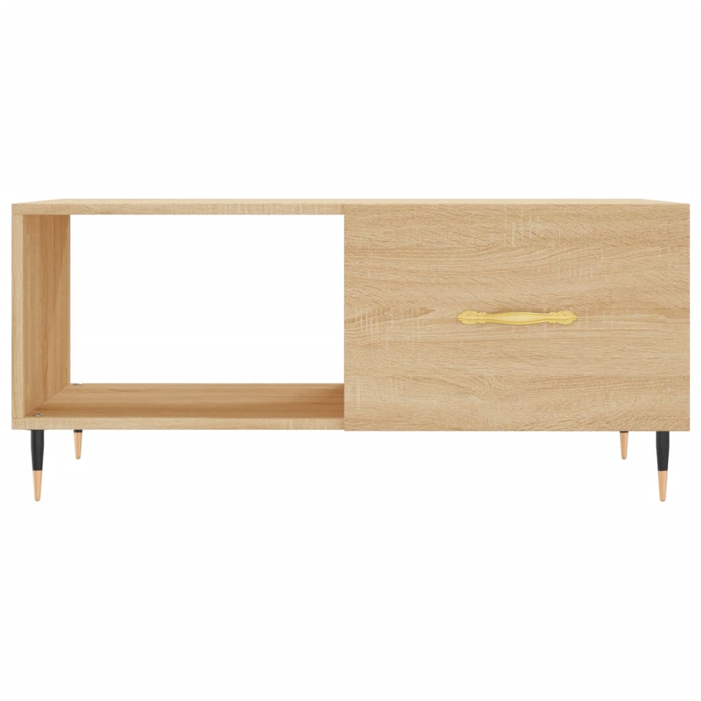Tavolino da Salotto Rovere Sonoma 90x50x40 cm Legno Multistrato 829191