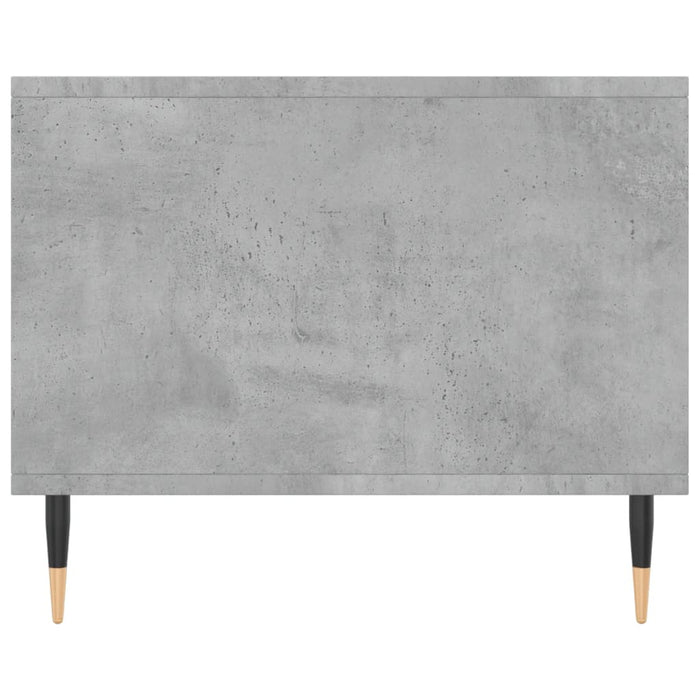 Tavolino da Salotto Grigio Cemento 90x50x40cm Legno Multistrato 829192