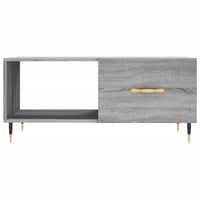 Tavolino da Salotto Grigio Sonoma 90x50x40 cm Legno Multistrato 829194