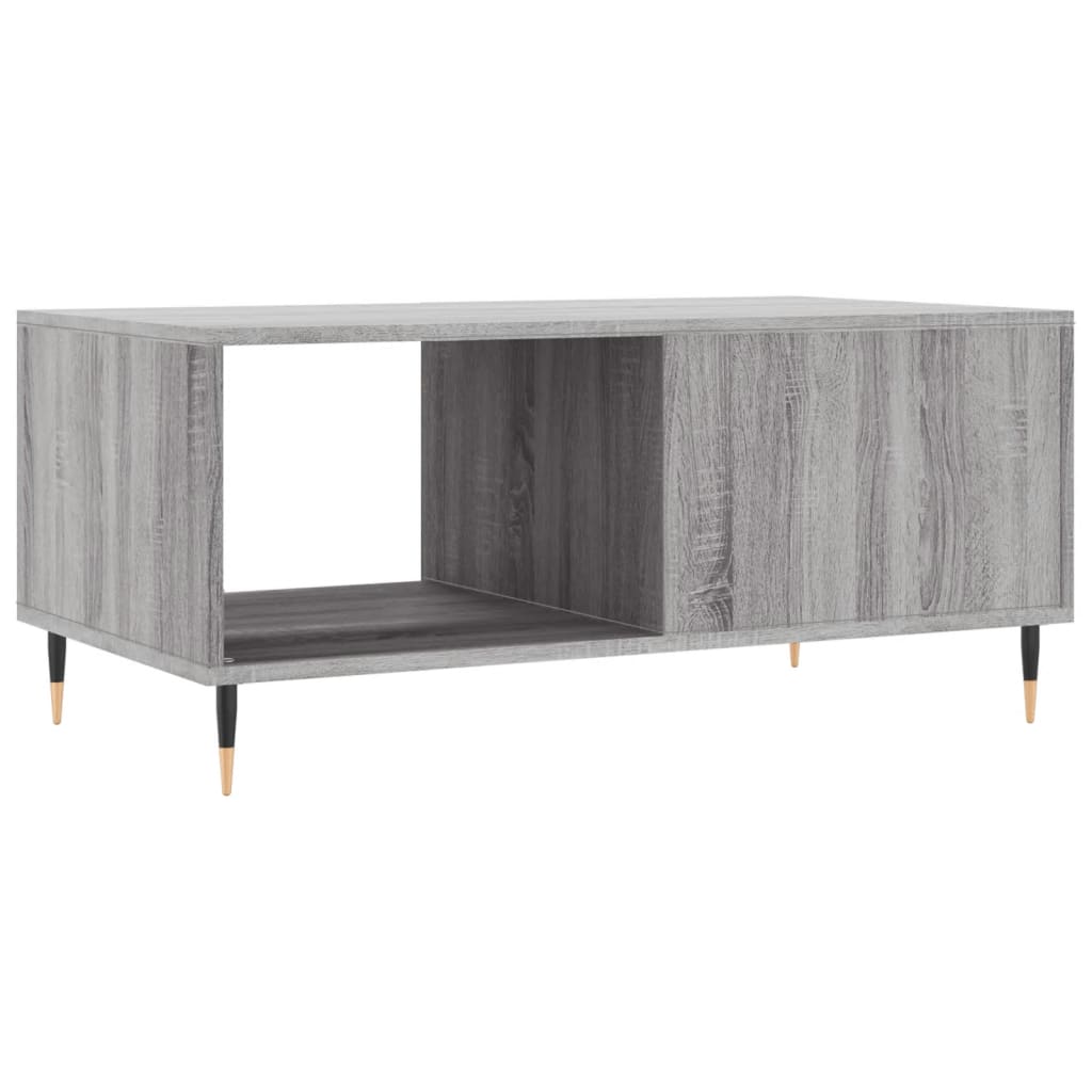 Tavolino da Salotto Grigio Sonoma 90x50x40 cm Legno Multistrato 829194