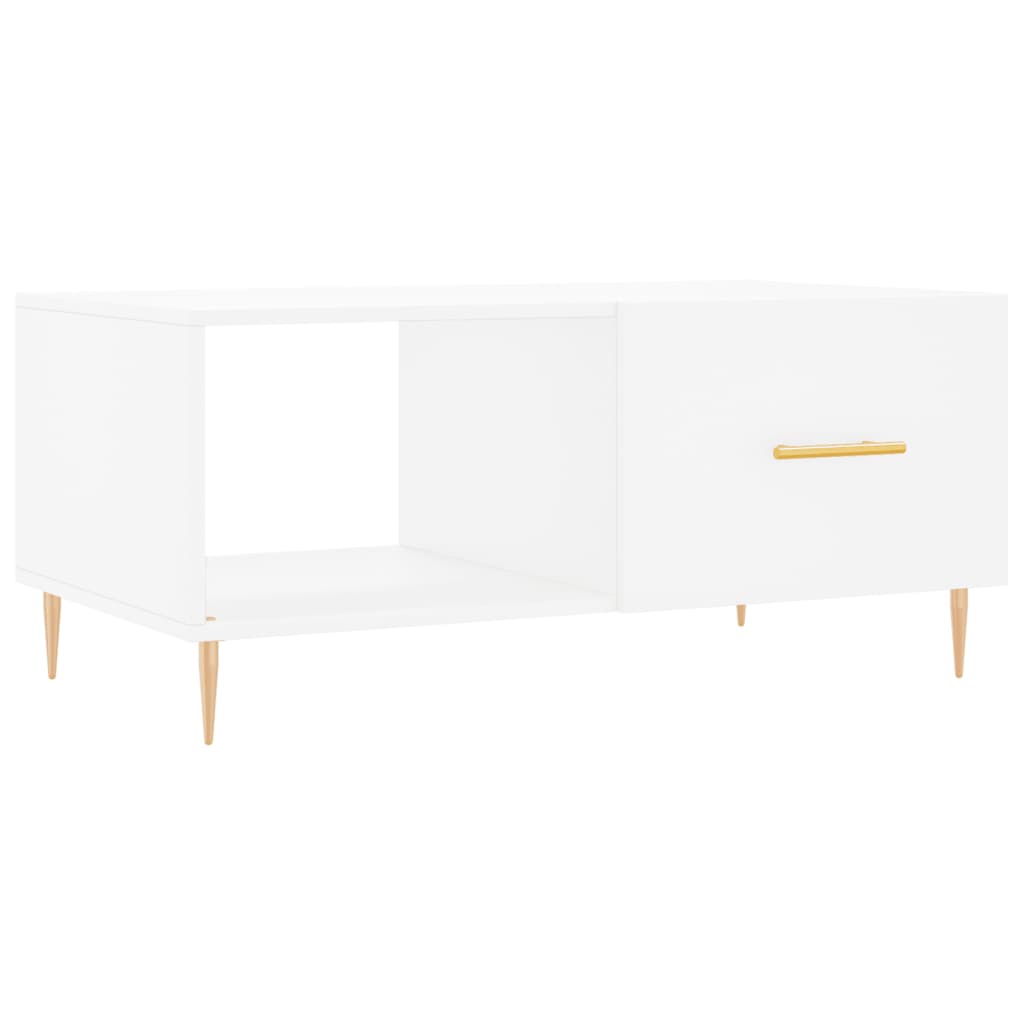 Tavolino da Salotto Bianco 90x50x40 cm in Legno Multistratocod mxl 102944