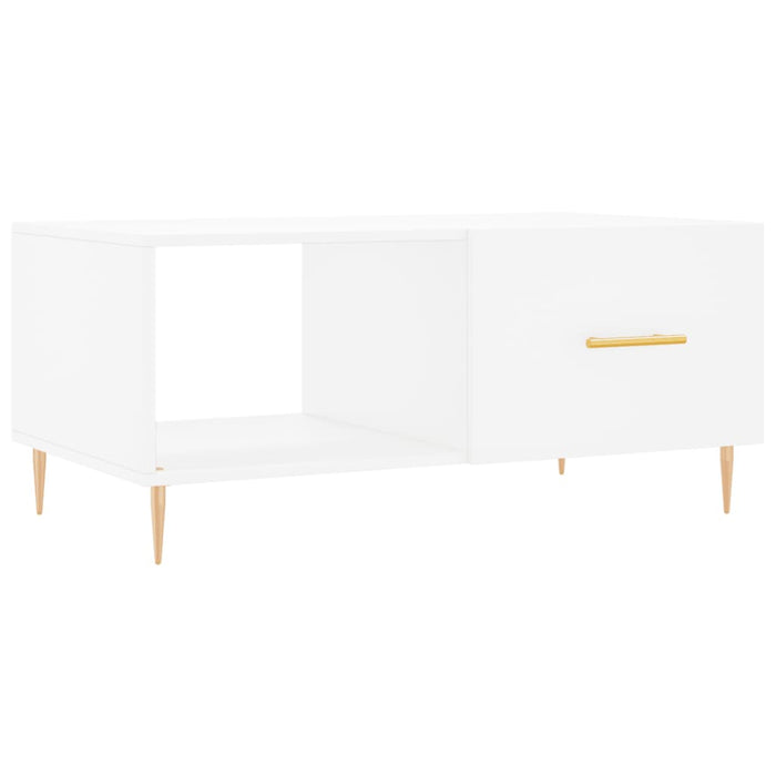 Tavolino da Salotto Bianco 90x50x40 cm in Legno Multistratocod mxl 102944
