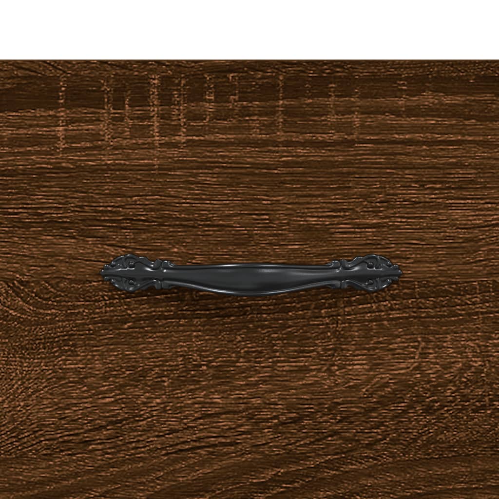 Tavolino da Salotto Rovere Marrone 90x50x40cm Legno Multistrato 829211