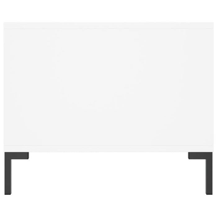 Tavolino da Salotto Bianco 90x50x40 cm in Legno Multistrato 829212