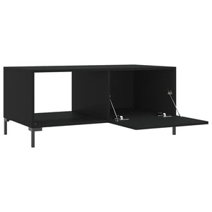 Tavolino da Salotto Nero 90x50x40 cm in Legno Multistrato 829213