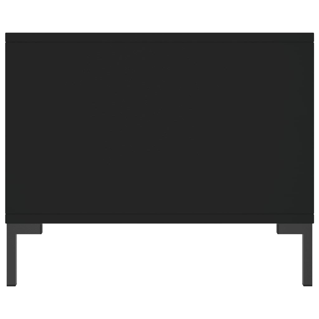 Tavolino da Salotto Nero 90x50x40 cm in Legno Multistrato 829213