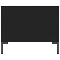 Tavolino da Salotto Nero 90x50x40 cm in Legno Multistrato 829213
