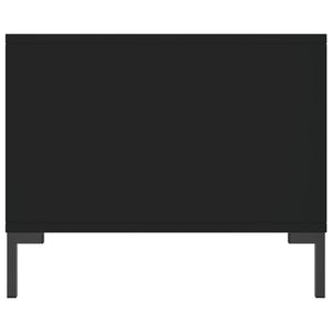 Tavolino da Salotto Nero 90x50x40 cm in Legno Multistrato 829213