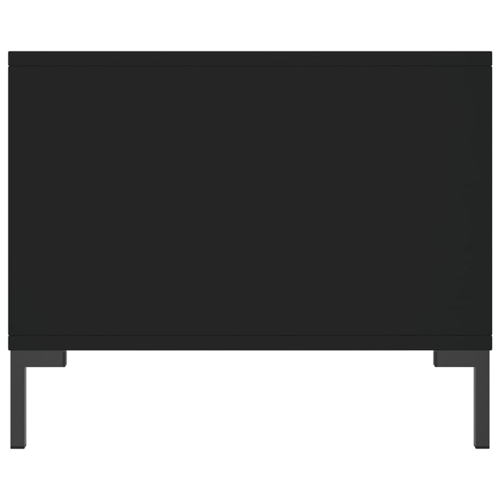 Tavolino da Salotto Nero 90x50x40 cm in Legno Multistrato 829213