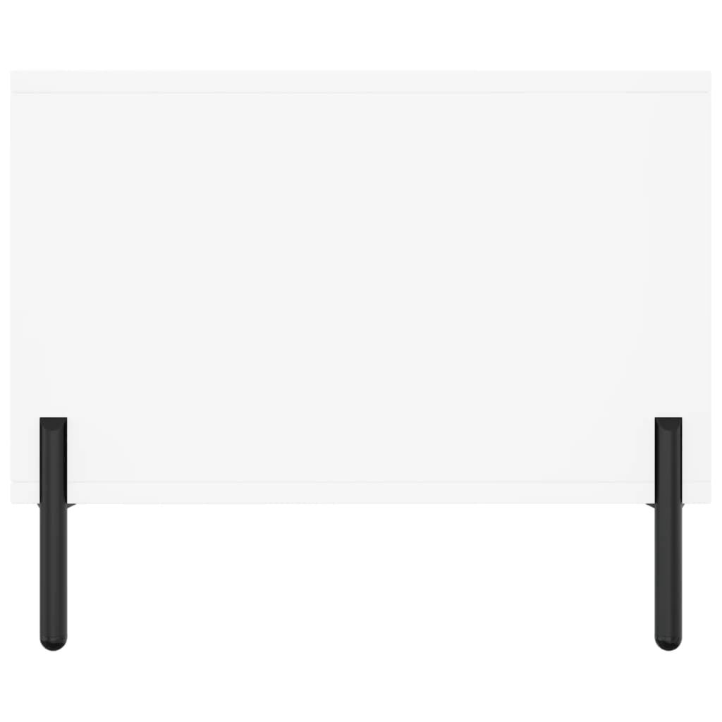 Tavolino da Salotto Bianco 90x50x40 cm in Legno Multistrato 829220