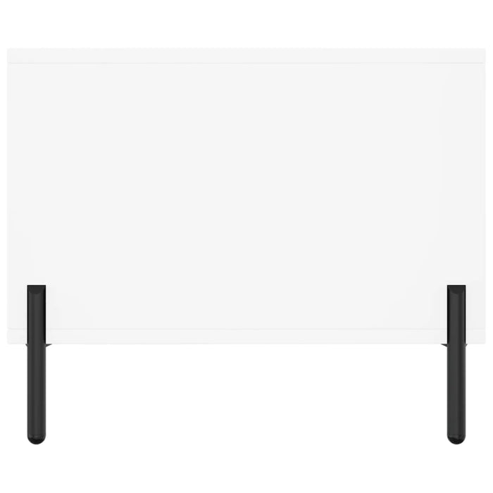 Tavolino da Salotto Bianco 90x50x40 cm in Legno Multistrato 829220