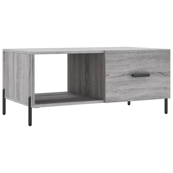 Tavolino da Salotto-Tavolino da soggiorno-Tavolo Grigio Sonoma 90x50x40 cm Legno Multistrato 579690